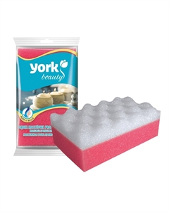 Губка для тела массажная прямоугольник York