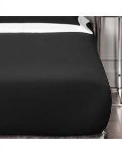Простыня на резинке Эдем черный 160x200+30 Togas