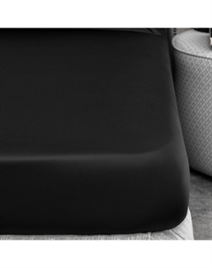 Простыня на резинке Сенса черный 180x200+30 Togas