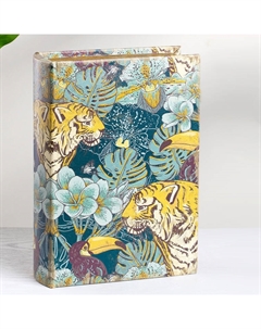 Шкатулка Tiger в виде книги черная 19х7х27 см Гласар