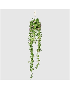 Лиана искусственная в кашпо с цветами 40х15 см Конэко-о