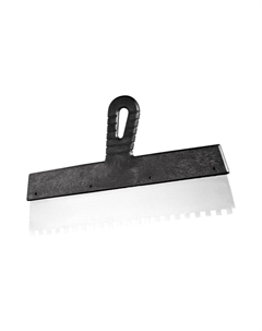 Шпатель зубчатый 10х10 350 мм Сибртех