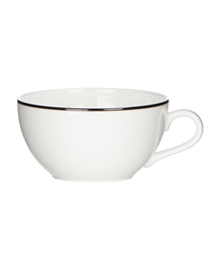 Чашка с блюдцем Арома блэк 420 мл Hankook