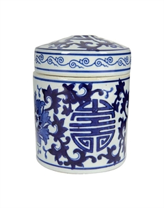 Ваза с крышкой 13x13x14см Гласар