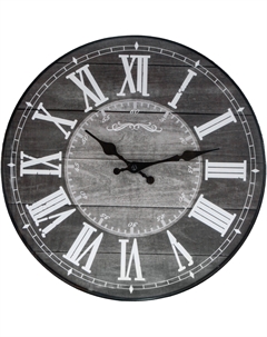Часы настенные серые 35,5х35,5х3,5 см Kanglijia clock