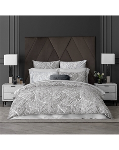 Комплект постельного белья Ферранте серый Двуспальный кинг сайз Togas