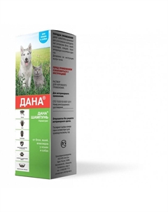 Дана Шампунь антипаразитарный для кошек и собак, 150 мл Apicenna