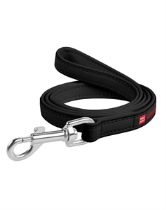 Поводок с рисунком я люблю свою собаку ширина 18 мм, длина 122 см черный Waudog