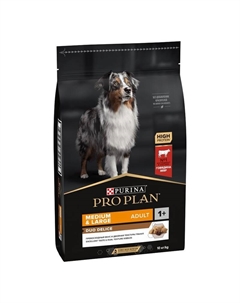 Purina Duo Delice сухой корм для взрослых собак средних и крупных пород с говядиной и рисом - 10 кг Purina pro plan