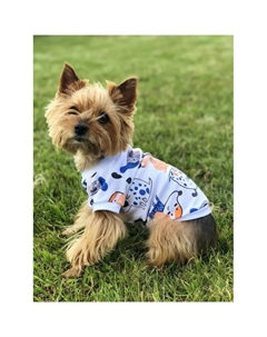 OSSO-fashion футболка Пёсики для собак любого возраста миниатюрных мелких и средних пород - р. 32 Osso fashion