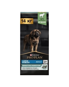 Opti Digest сухой корм для собак крупных пород с мощным телосложением с чувствительным пищеварением, с высоким содержанием ягненка Purina pro plan