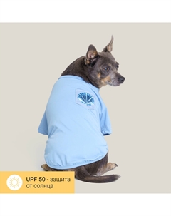 Футболка с ракушкой для собак, M, синяя Rurri