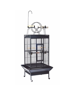 Клетка для птиц, 83х77х178 см, черная Триол