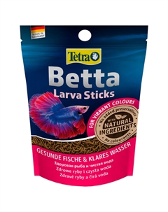 Betta LarvaSticks корм для рыб в виде плавающих палочек, 5 г Tetra