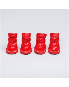 Ботинки-дутики для собак, M, красные Petmax