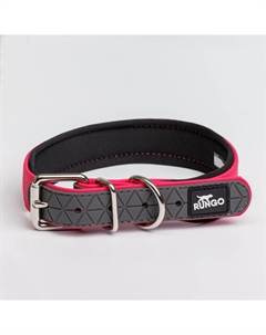 Ошейник для собак, обхват шеи 50 см, ширина 2,5 см, малиновый Rungo