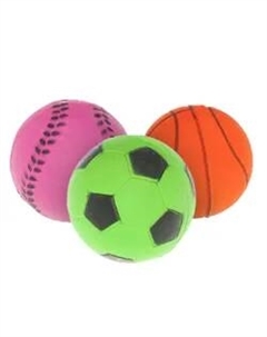 Игрушка для собак Мяч неон резиновый 5,7 см Petmax