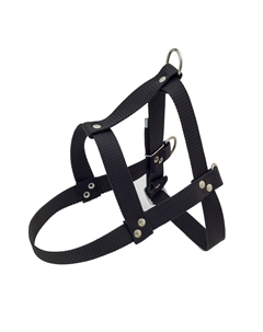 Шлейка для собак ездовая нейлоновая, M, обхват груди 60-100 см, ширина 35 мм Каскад