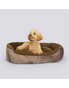 Лежак для кошек и собак средних пород, 70х60 см, коричневый Petmax