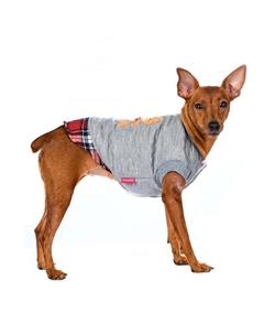 Толстовка для собак 3XL серый (унисекс) Petmax