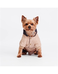 Комбинезон с капюшоном для собак, S, кофейный Petmax