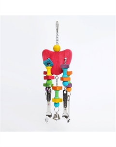 Игрушка для птиц Ключ к сердцу, 24х11 см Petmax