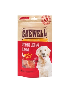 Лакомство Куриные дольки нежные для собак всех пород, 100 гр. Chewell