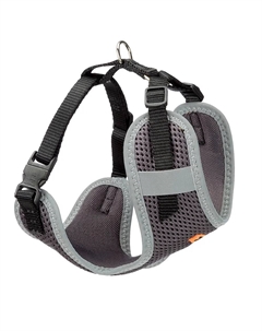 Шлейка для кошек и собак Nikita P, S, обхват шеи 24-31 см, обхват груди 30-41 см, ширина 15 мм, черный Ferplast