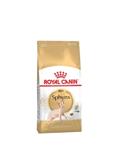 Sphynx Adult Сухой корм для взрослых кошек породы сфинкс, 400 гр. Royal canin