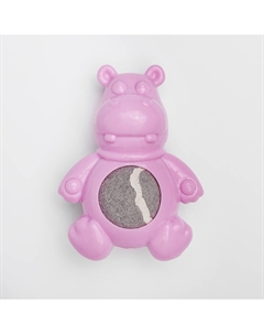 Игрушка для собак Бегемотик с теннисным мячом, 10х7,5х4 см Rurri