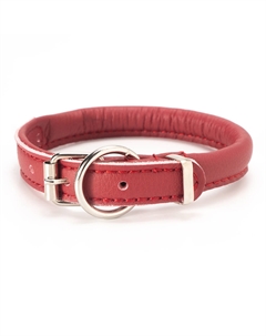 Ошейник круглый для кошек и собак мелких пород Candy, обхват шеи 27-35 см, бордовый Аркон