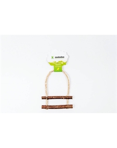 Игрушка для птиц Лесенка (2 ступени) 25 см Zoobaloo