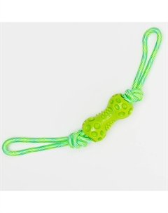 Игрушка для собак Гантель на веревке, 40х5х5см Rurri