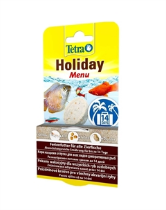 Min Holiday Menu 30г Корм для рыб отпуск 14 дней твердый гель 30г Tetra