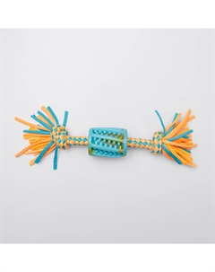 Игрушка для собак Косточка на веревке, 28х4,5х4,5 см Rurri