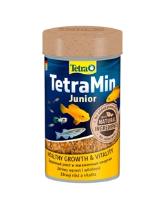 Min Junior корм для рыб в мелких хлопьях, 100мл Tetra