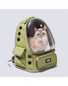 Рюкзак-переноска c прозрачным окошком для кошек и собак мелких пород, 42х34х27 см Rurri