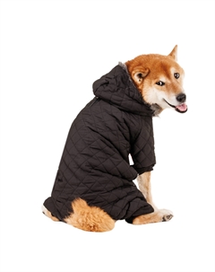 Комбинезон с капюшоном для собак, 3XL, черный (унисекс) Petmax