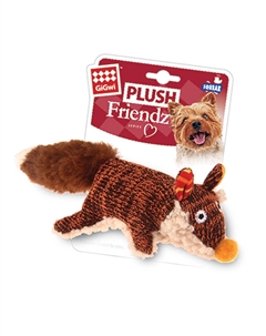 Игрушка с пищалкой для собак Plush Friendz Лиса, 9 см Gigwi