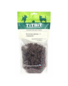 Лакомство Косточки мясные с говядиной для собак, 400 гр. Titbit