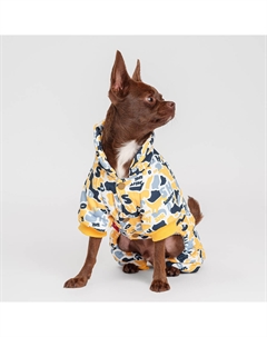 Комбинезон для собак, S, серо-желтый (мальчик) Petmax