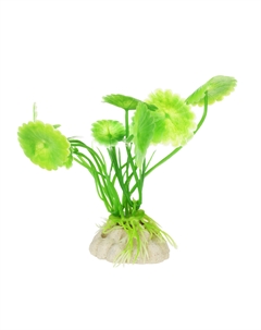 Декор для аквариумов Растение зеленое, 10 см Aquafantasy