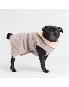 Куртка-пальто на замке для собак, 3XL, бежевое Rurri