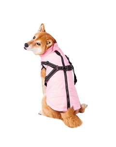 Куртка со шлейкой розовая 3XL Petmax