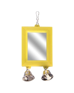 Игрушка для птиц зеркало Колокольчики 80*175мм Триол