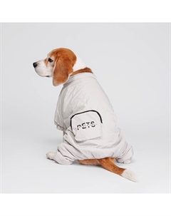 Комбинезон с кармашком для собак, M, серый Petmax