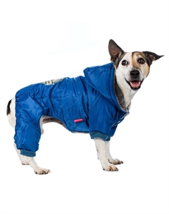 Комбинезон с капюшоном для собак, 2XL, синий (унисекс) Petmax