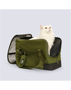 Сумка-переноска для кошек и собак мелких пород, 48х21х29,5 см, зеленый Rurri