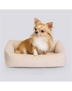 Лежак для собак и кошек Балу, 42х35х10 см, бежевый Rurri