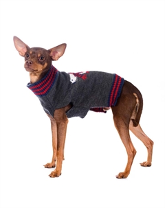 Свитер для кошек и собак, S, серый (унисекс) Rurri